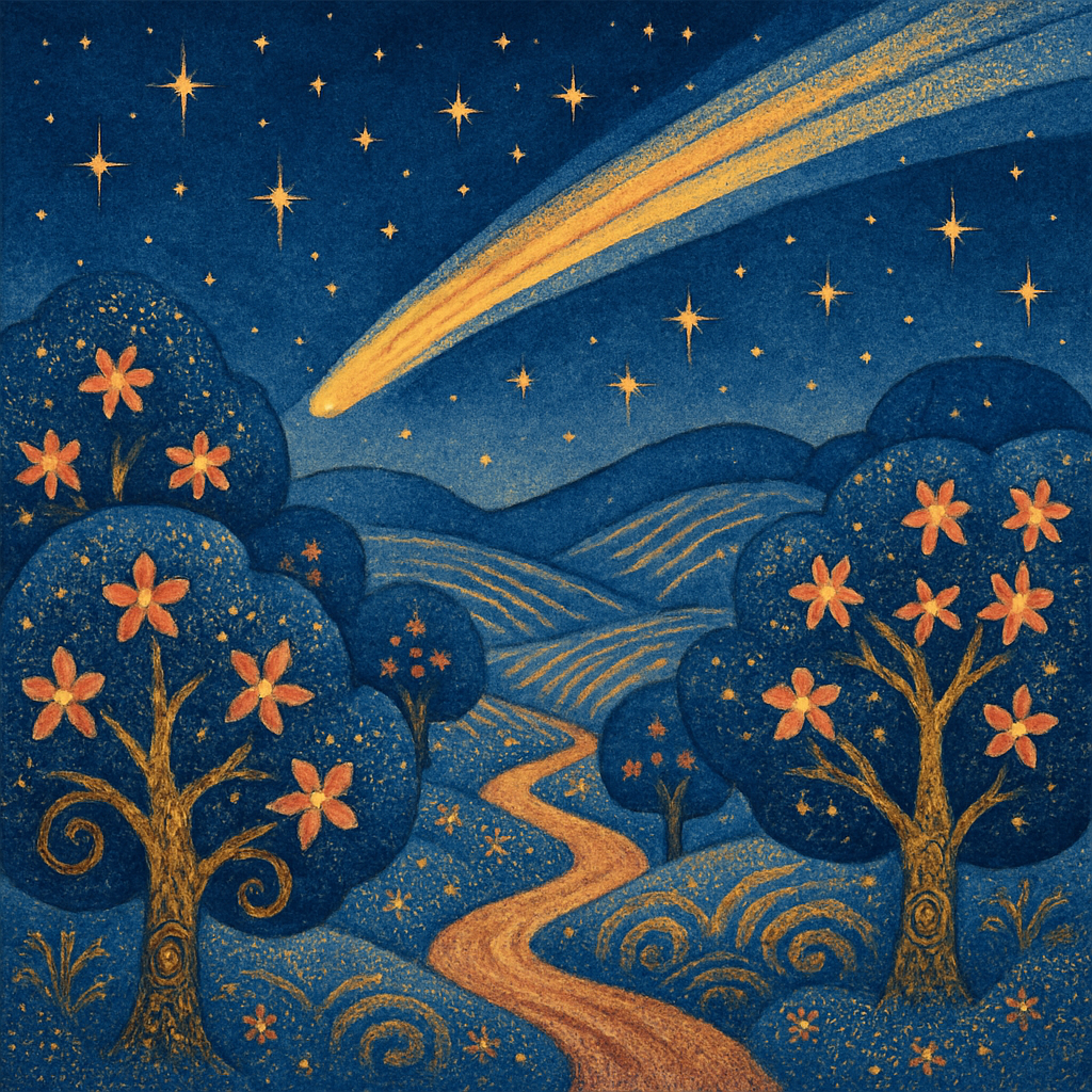 The Comet Orchard Valley DIY paint by diamonds