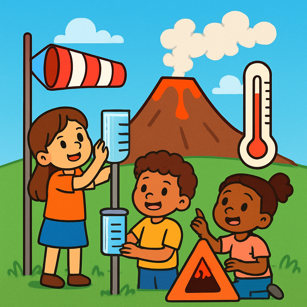 Volcano Weather Station Adventure diamonded painting kits