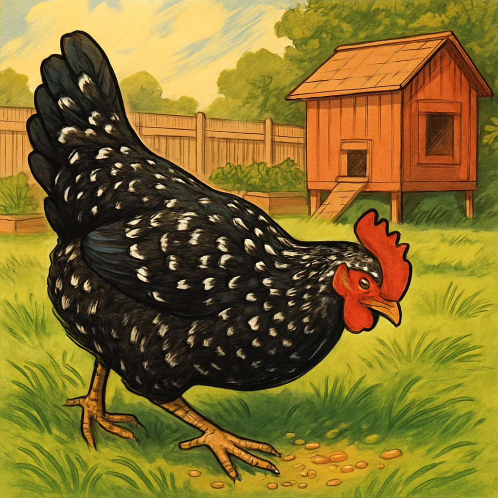 Ancona Chicken paint by color