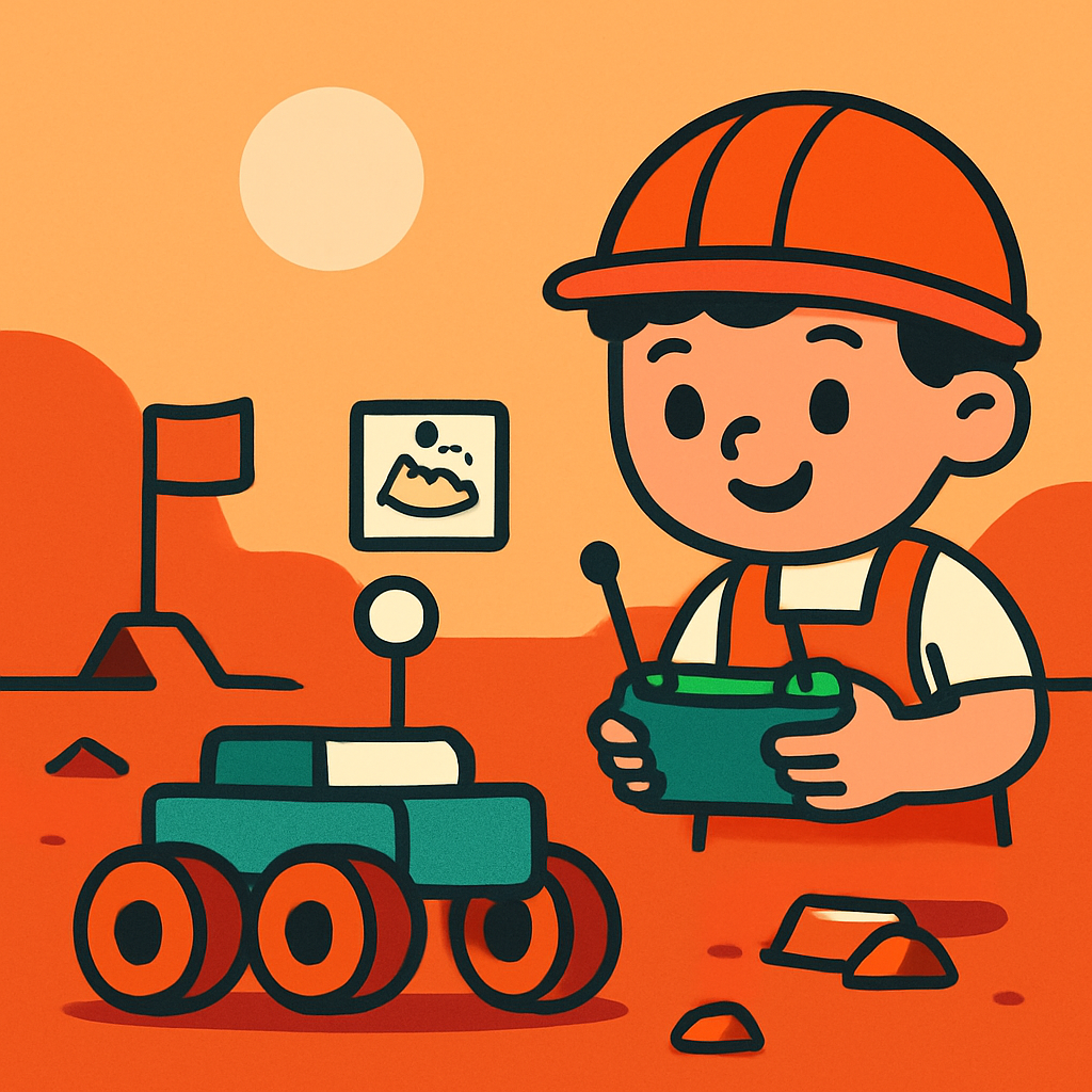 Mars Rover Science Camp Paint by diamonds kits