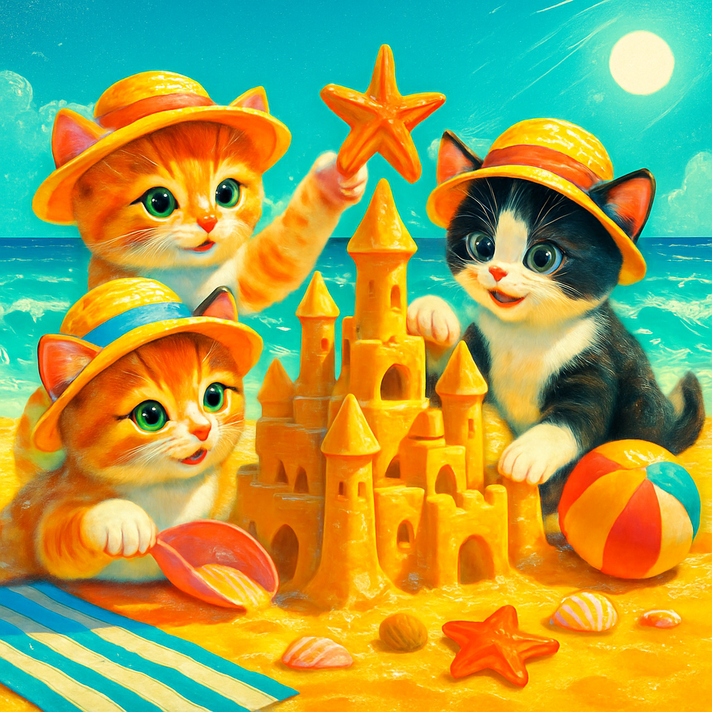 Sandcastle Engineers Of Starfish Bay paint by diamond