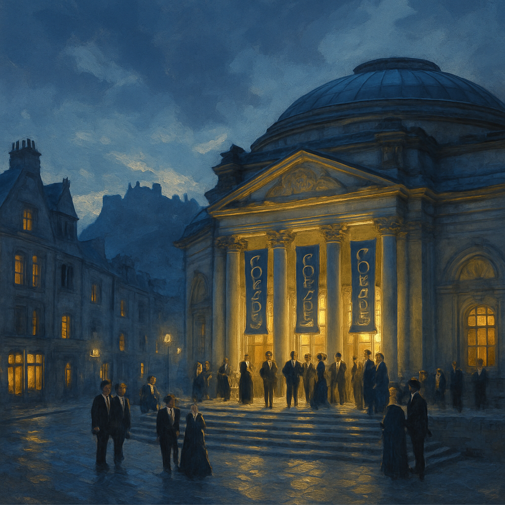 Edinburgh International Festival paint by diamonds