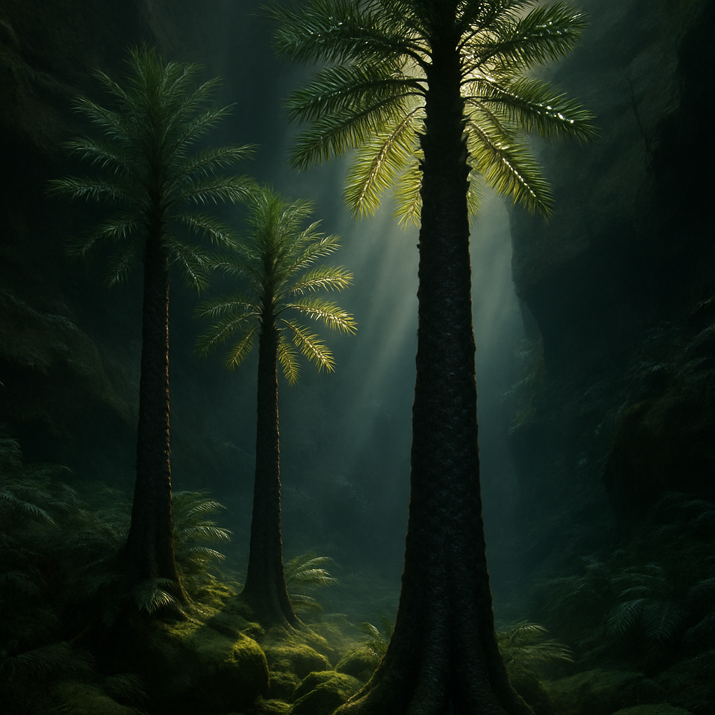 Wollemi Pine Wollemia Nobilis painting diamond kit