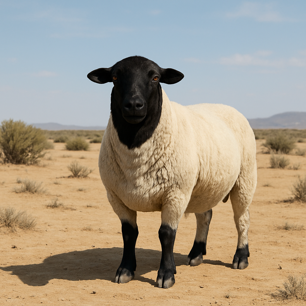 Dorper Sheep Paint by diamonds art