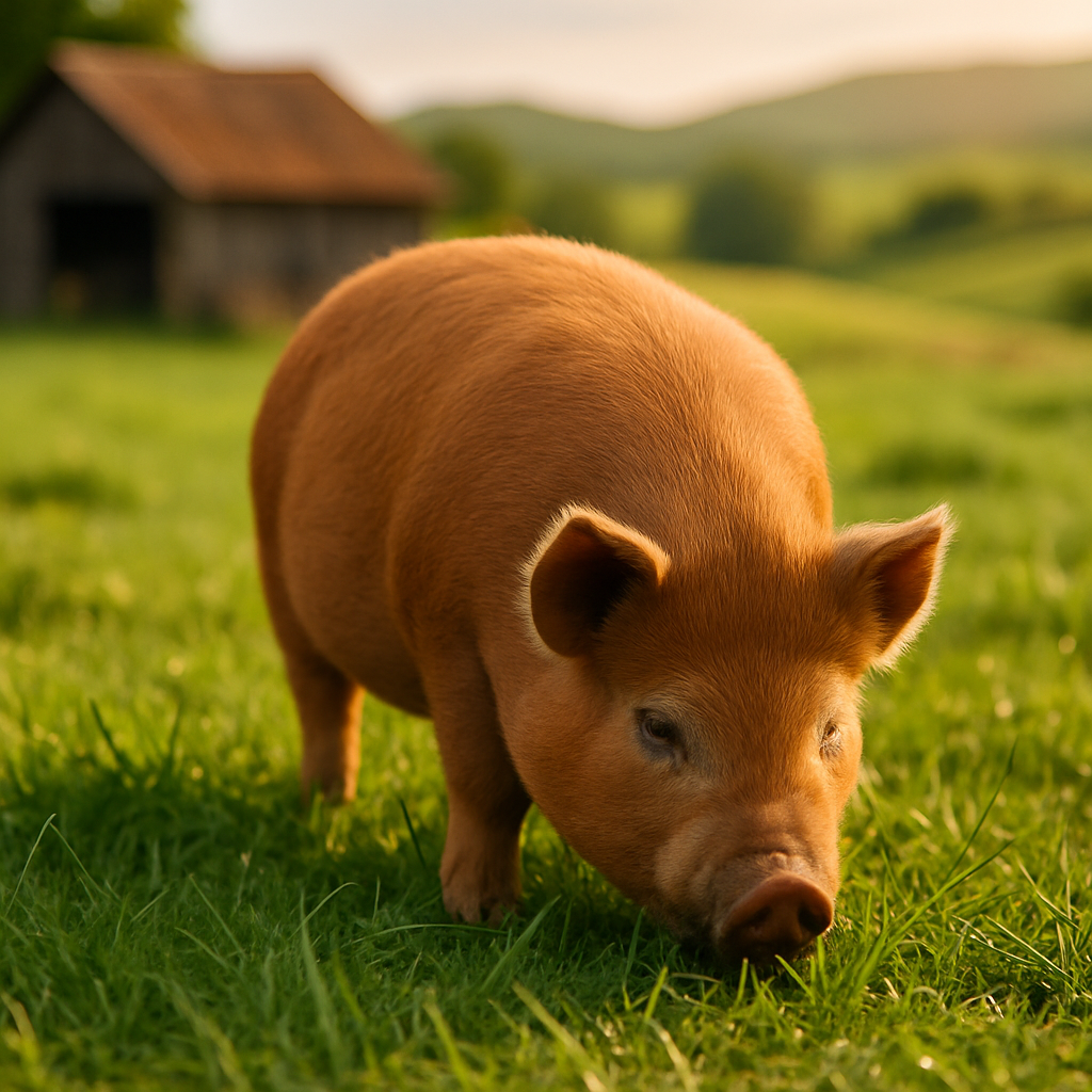 Kune Kune Pig paint by diamond