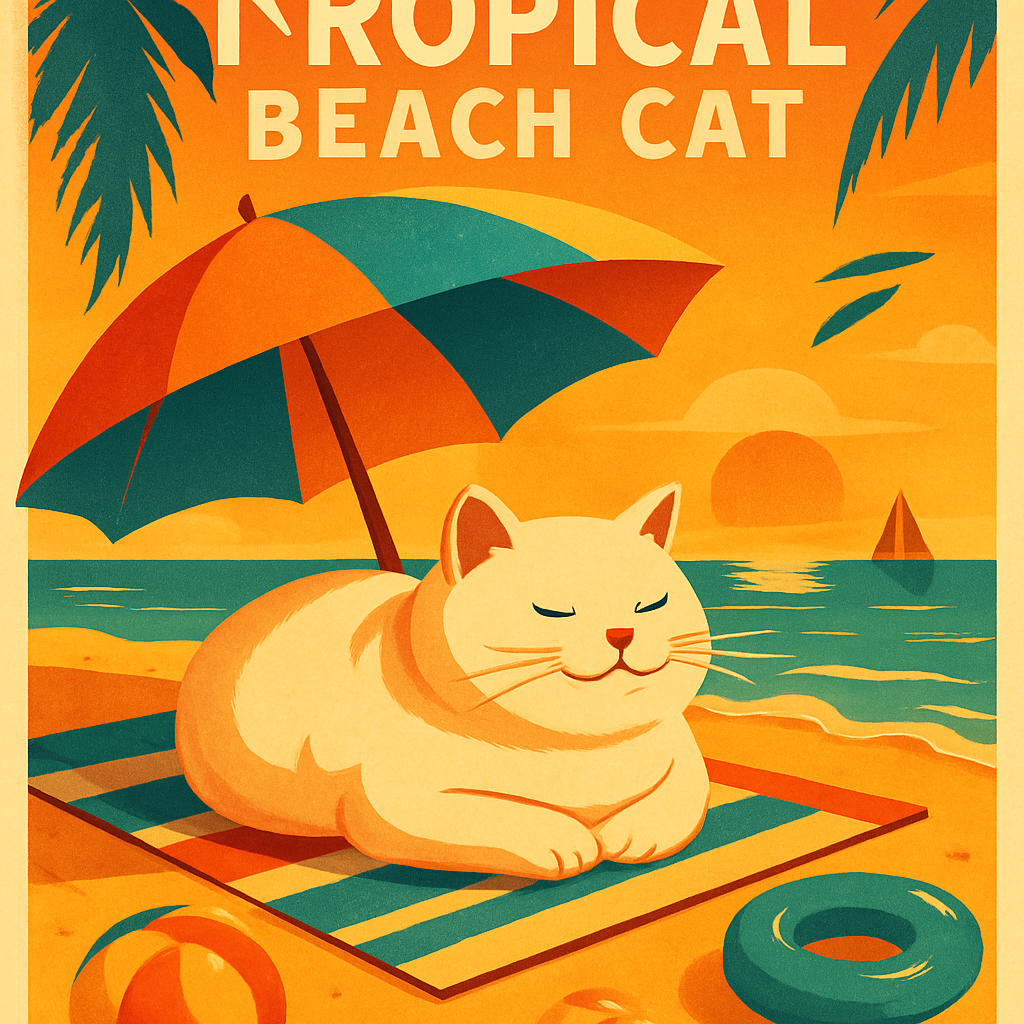 Umbrella Shadow Nap With Floating Beach Toys diamonded painting kits