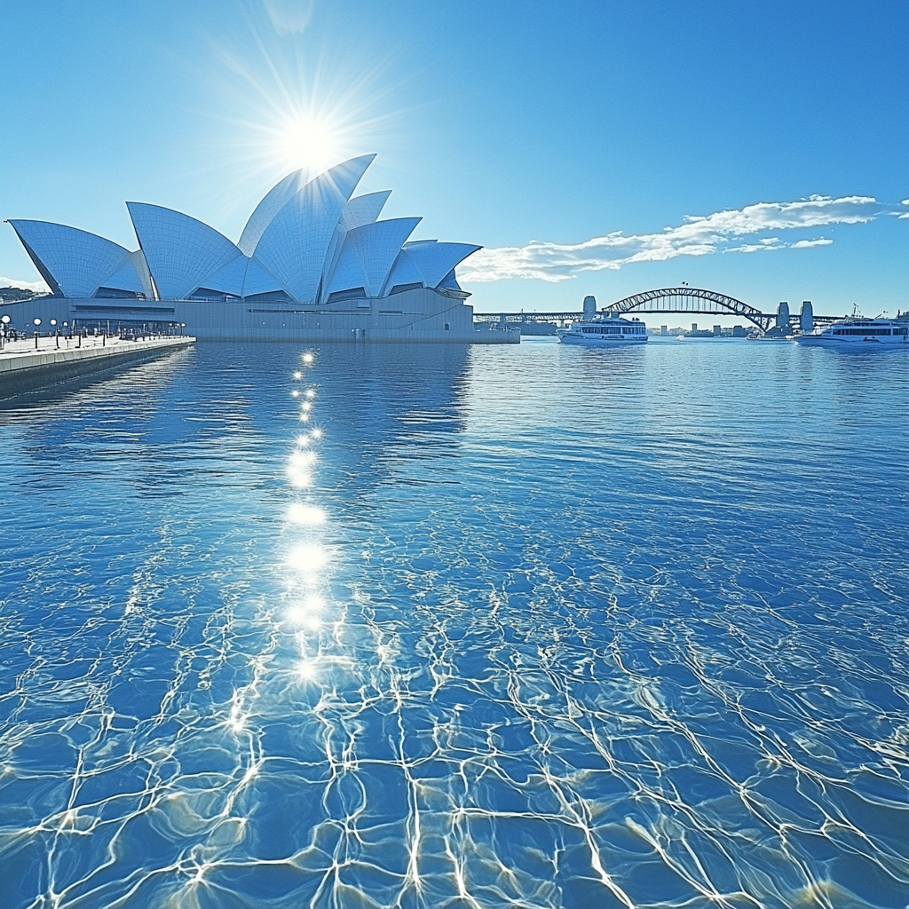Sydney Opera House painting diamond kit