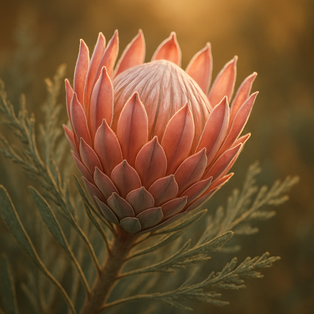 Protea Cynaroides Close Up In Fynbos diamond painting