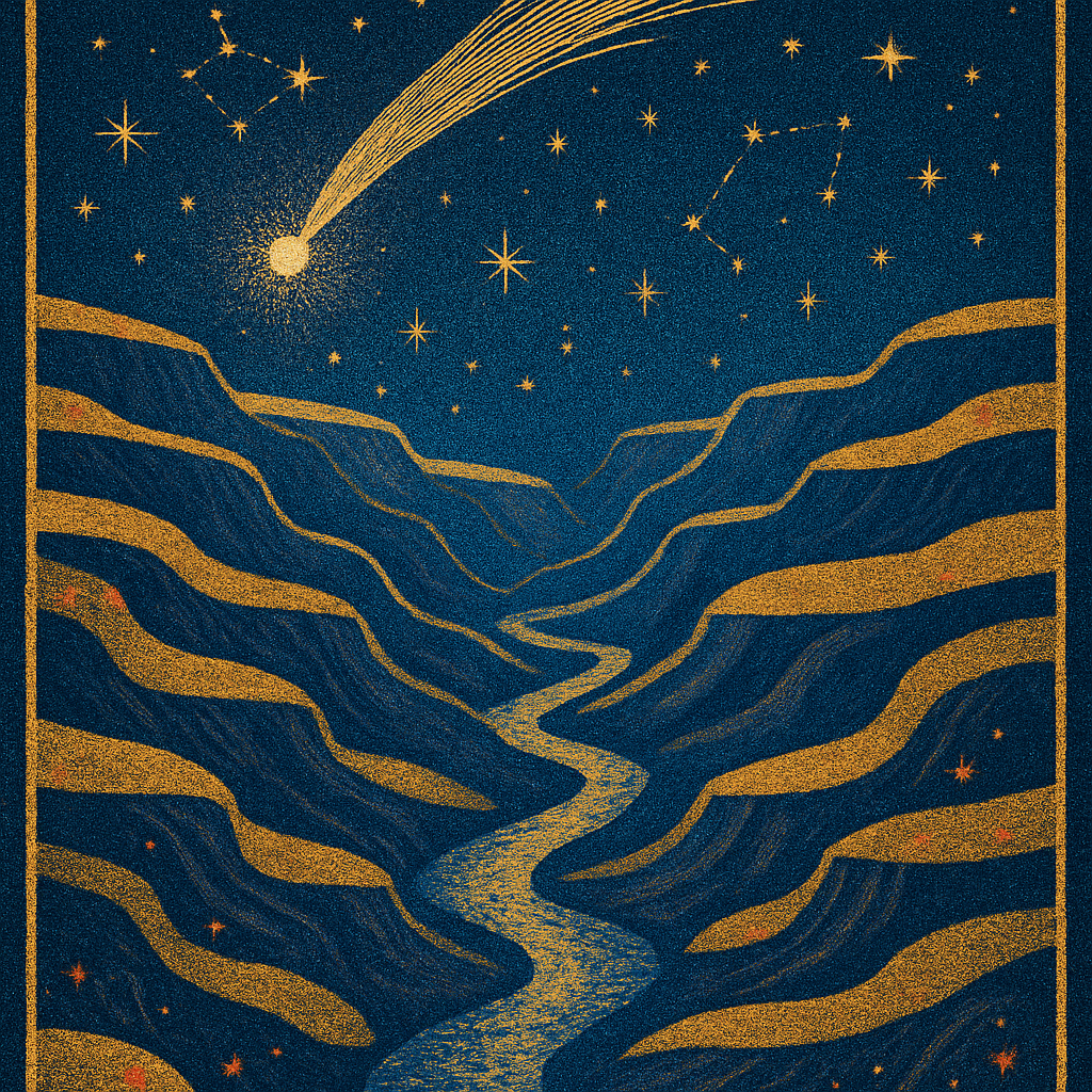 Cometlit Canyons And Indigo Springs diamond painting