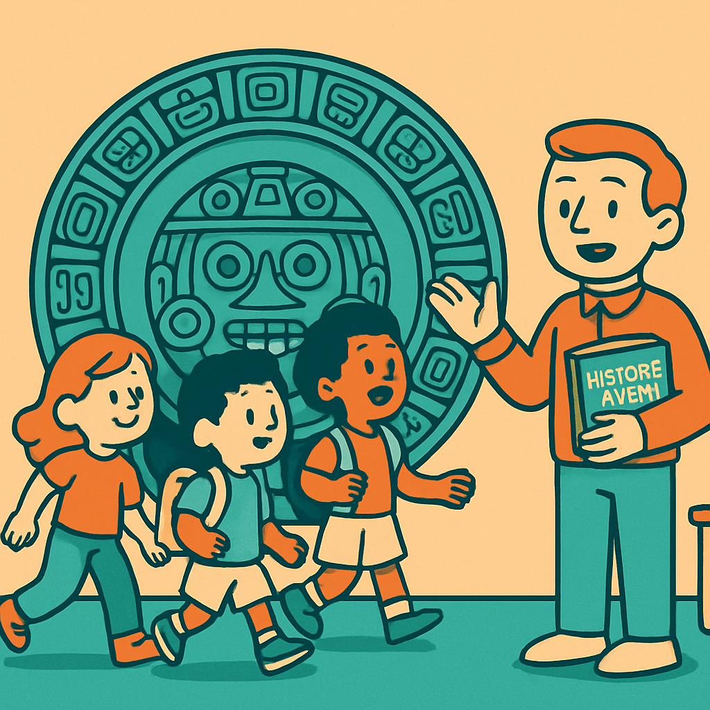 Mayan Calendar Time Travelers paint by color