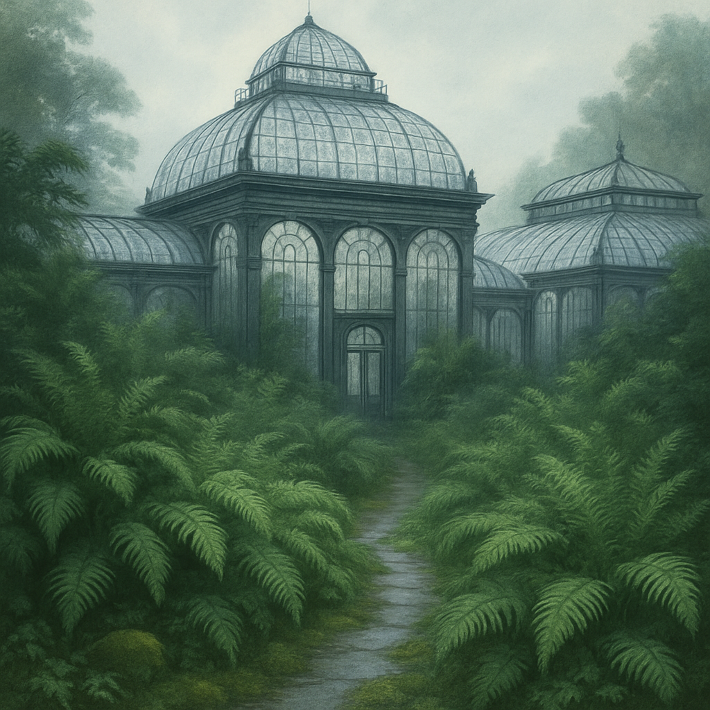 Royal Botanic Garden Edinburgh Glasshouses And Fern Court painting diamond kit