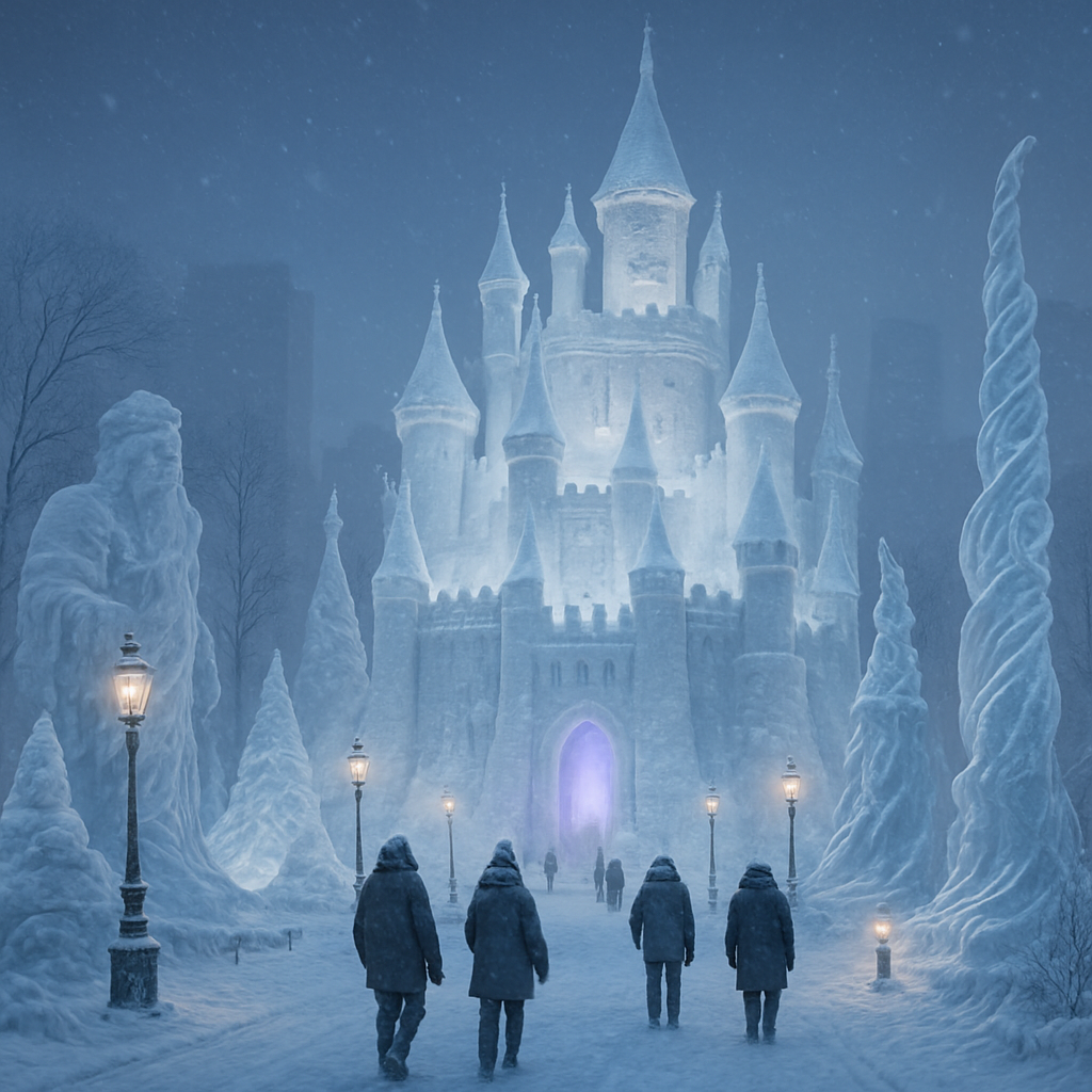 Sapporo Snow Festival Sapporo paint by color