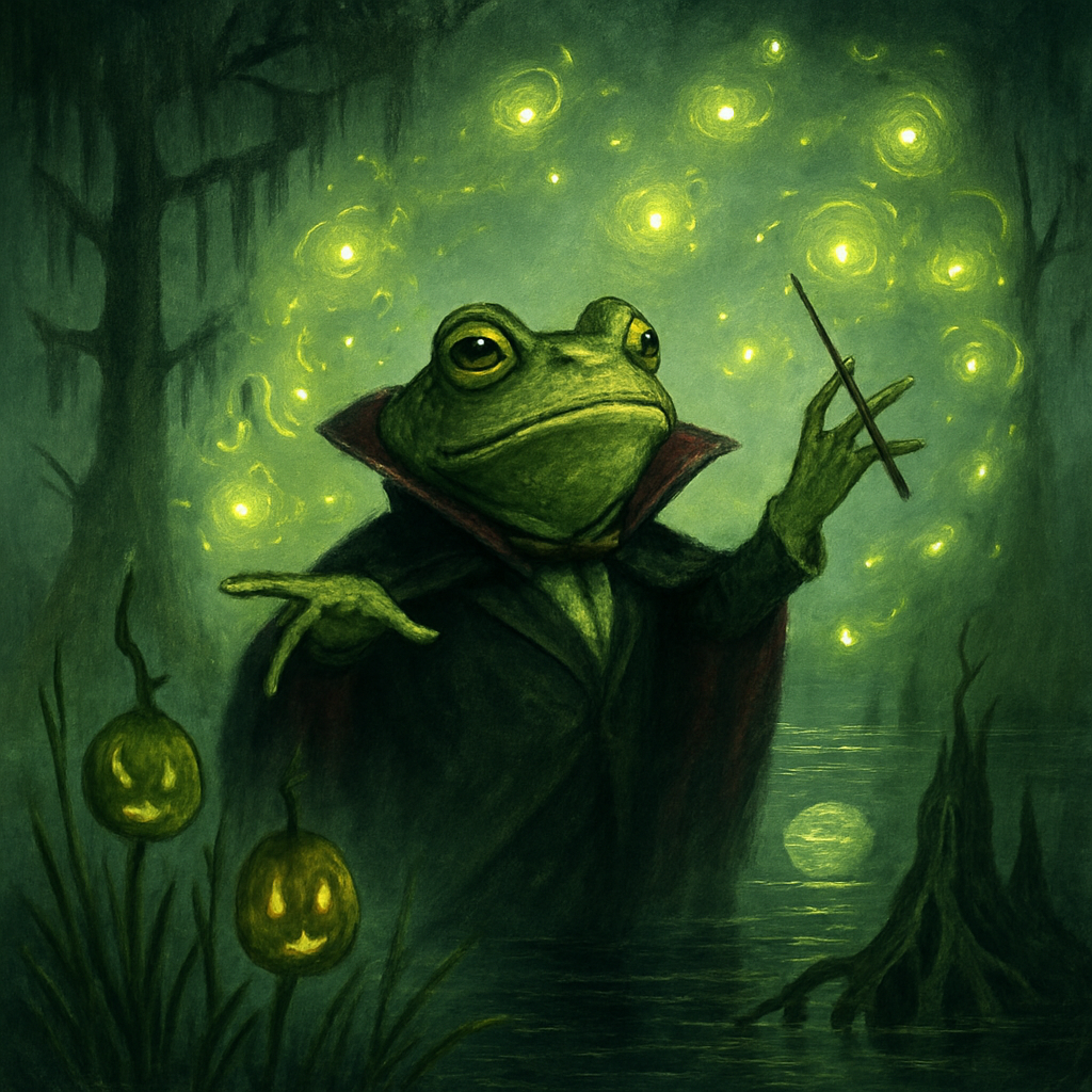 Marshland Masquerade Of The Will O Wisp Orchestra Paint by diamonds art