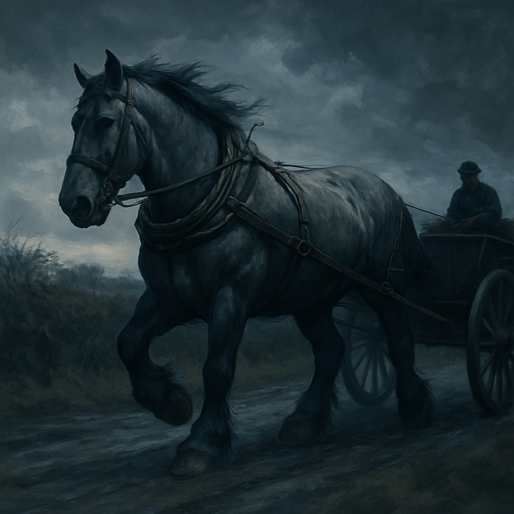 Percheron Horse diamonded painting kits