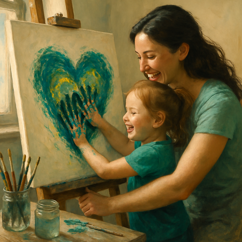 Painted Palms And A Shared Canvas Of Becoming Painting by diamonds kit