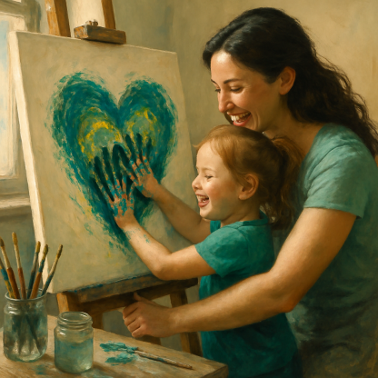 Painted Palms And A Shared Canvas Of Becoming Painting by diamonds kit