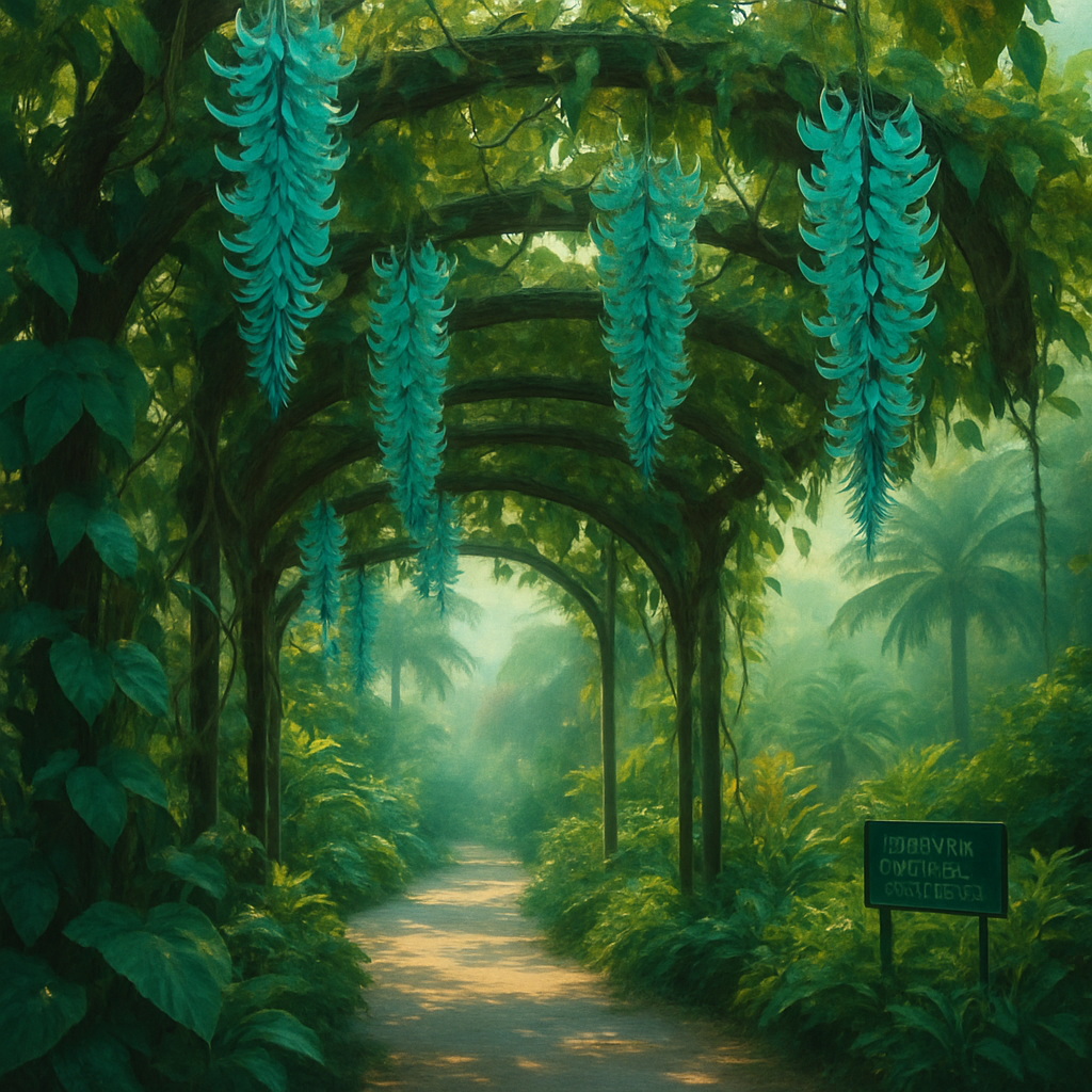 Jade Vine At Singapore Botanic Gardens diamond painting