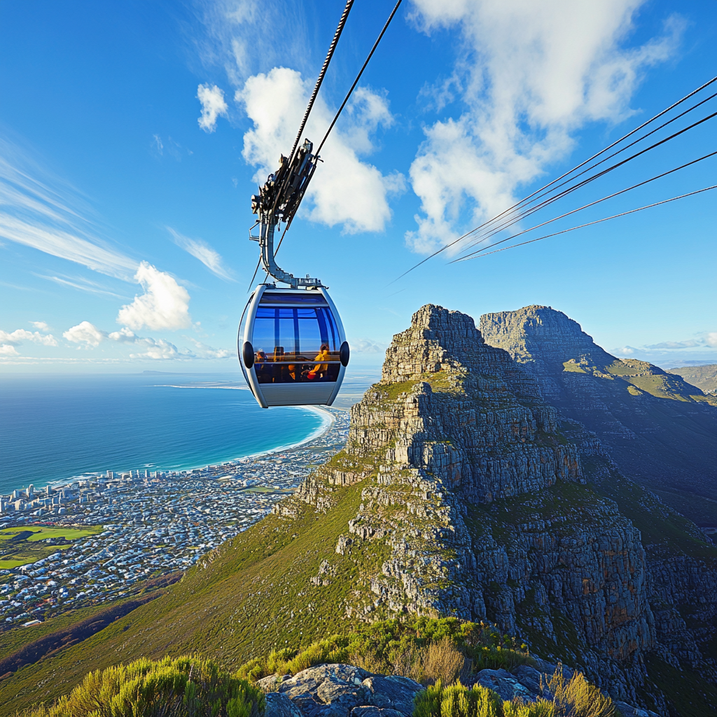 Table Mountain Aerial Cableway Cape Town painting diamond kit