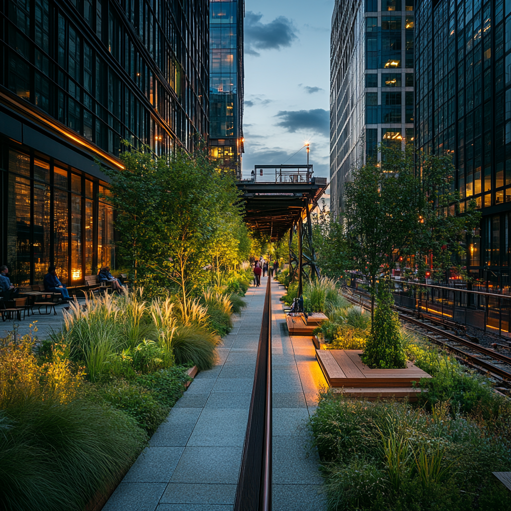 The High Line New York City DIY paint by diamonds