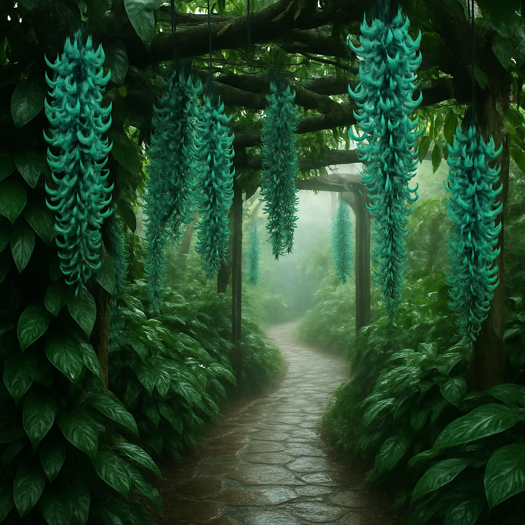 Jade Vine In Philippine Rainforest Gardens diamonded painting kits