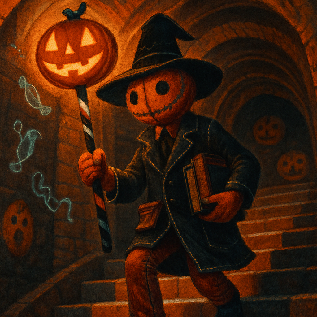 Lantern Keeper Of The Candy Catacombs paint by diamond