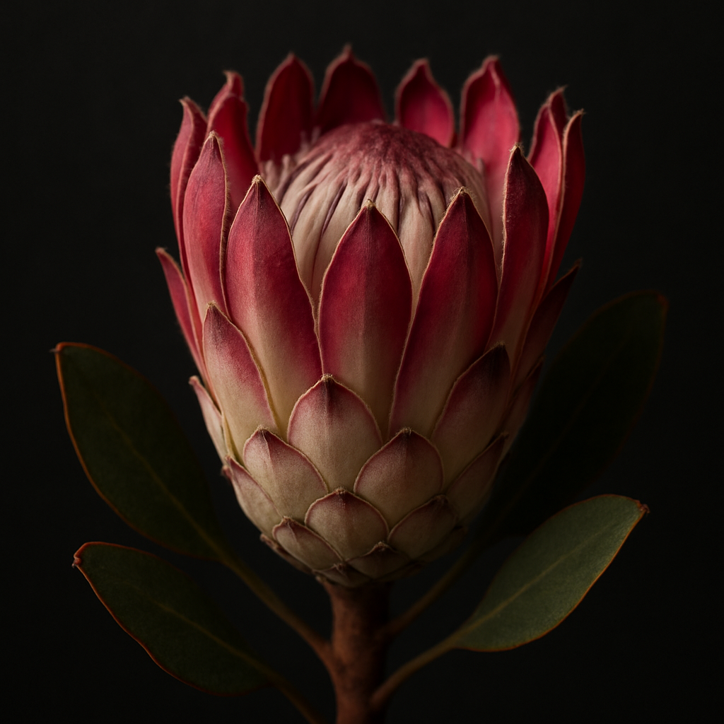Protea King Bloom Portrait paint by diamond