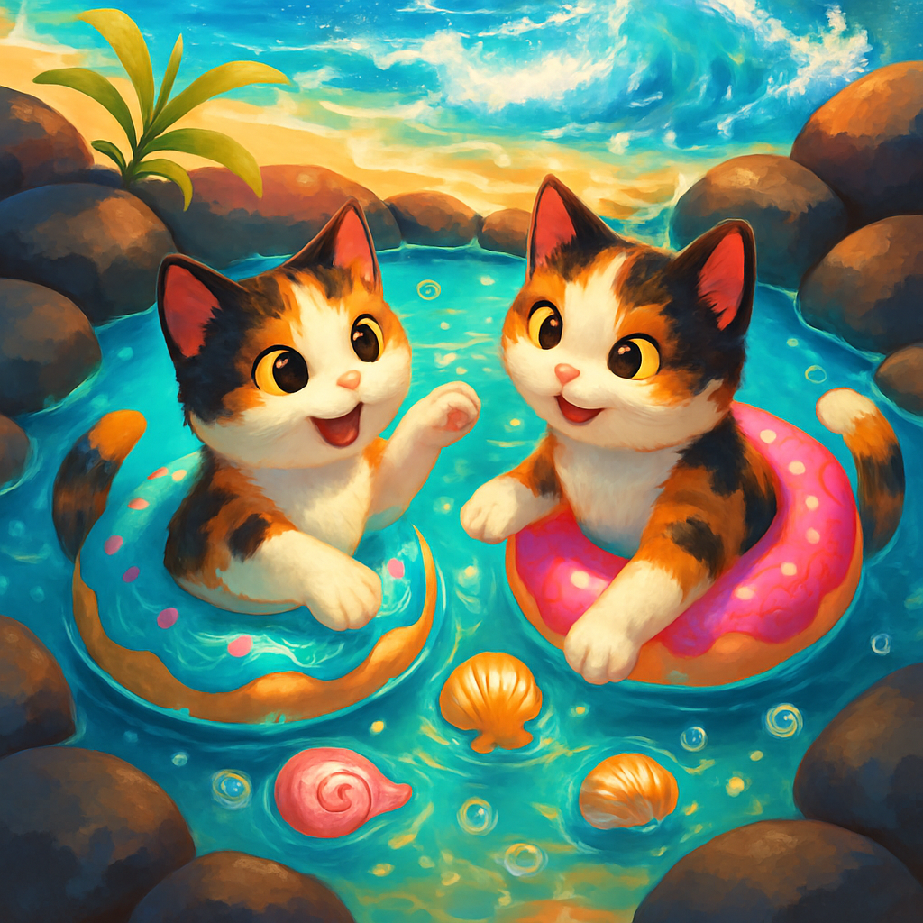Pineapple Splash Pool Party Paws Paint by diamonds art