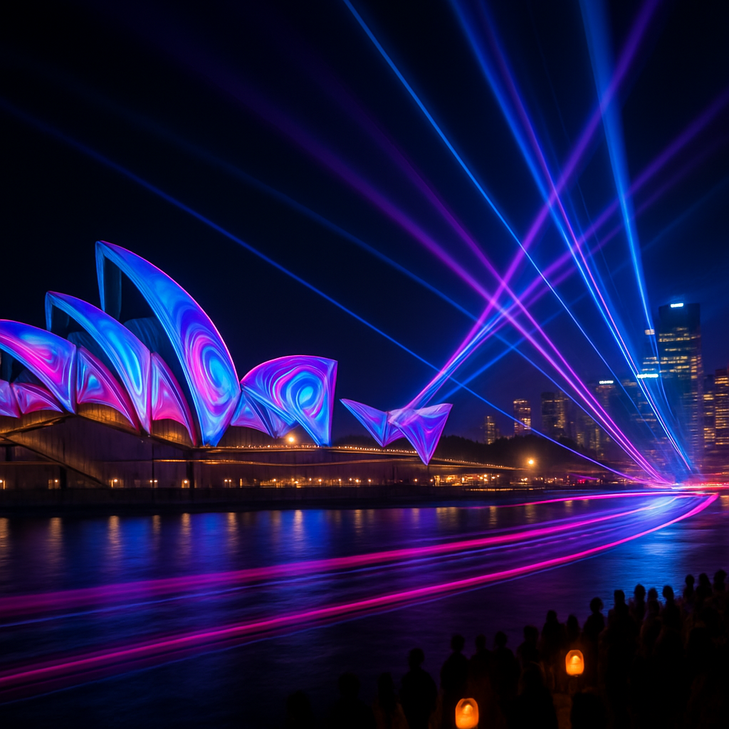 Vivid Sydney painting diamond kit