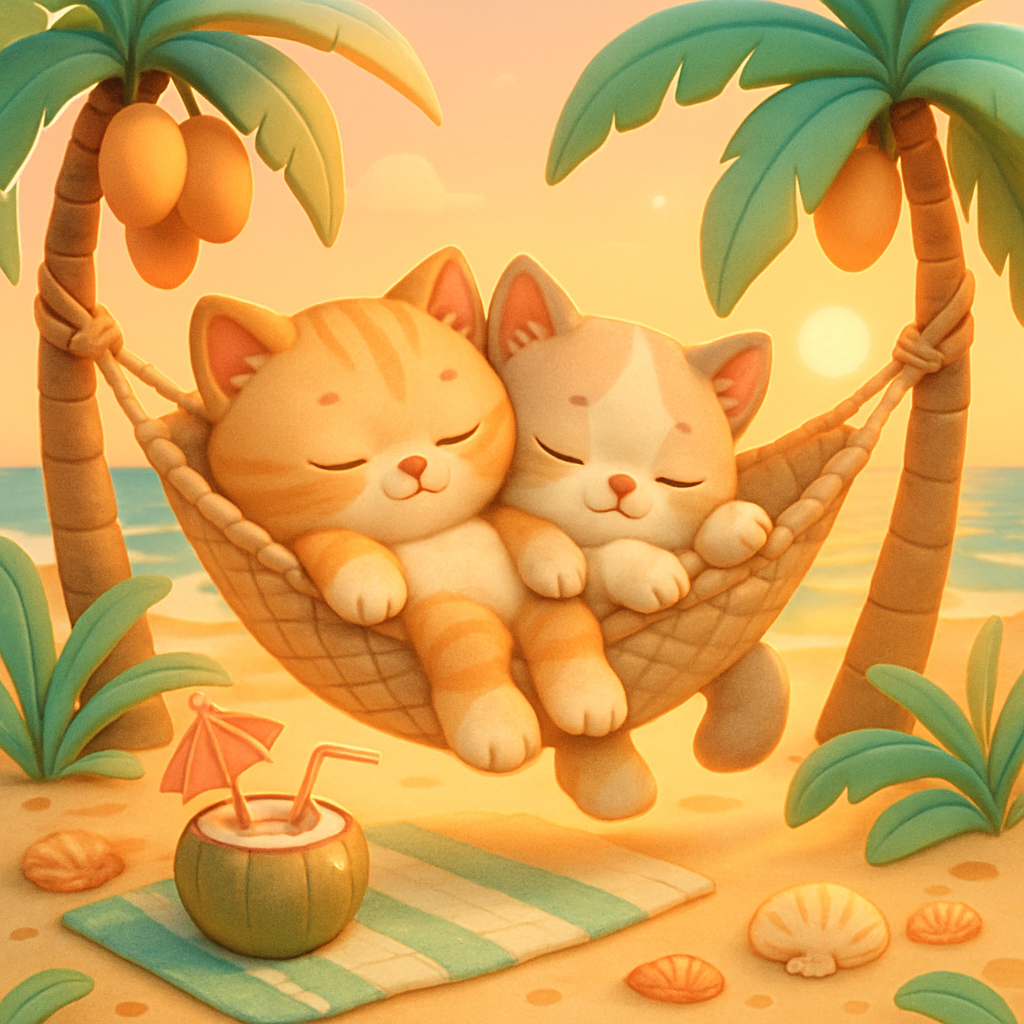 Hammock Naps Under Mango Palms paint by diamonds