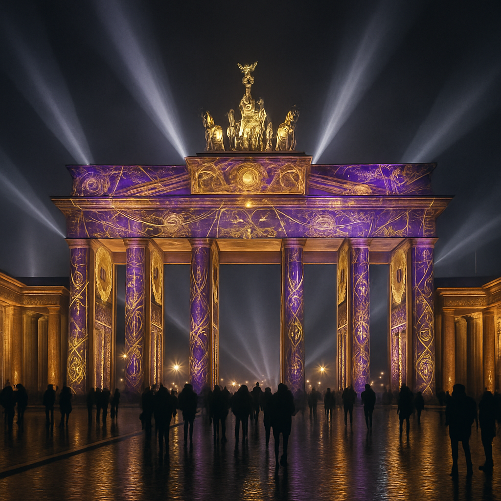 Berlin Festival Of Lights paint by color