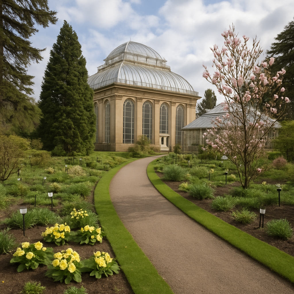 Royal Botanic Garden Edinburgh Painting by diamonds kit