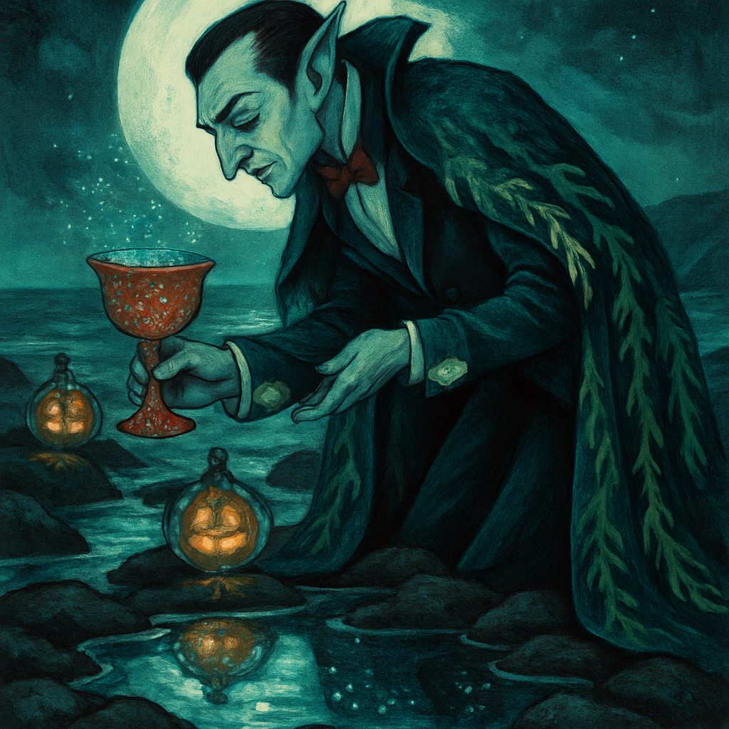 Seafoam Vampire At The Tidepool Masquerade Paint by diamonds kits