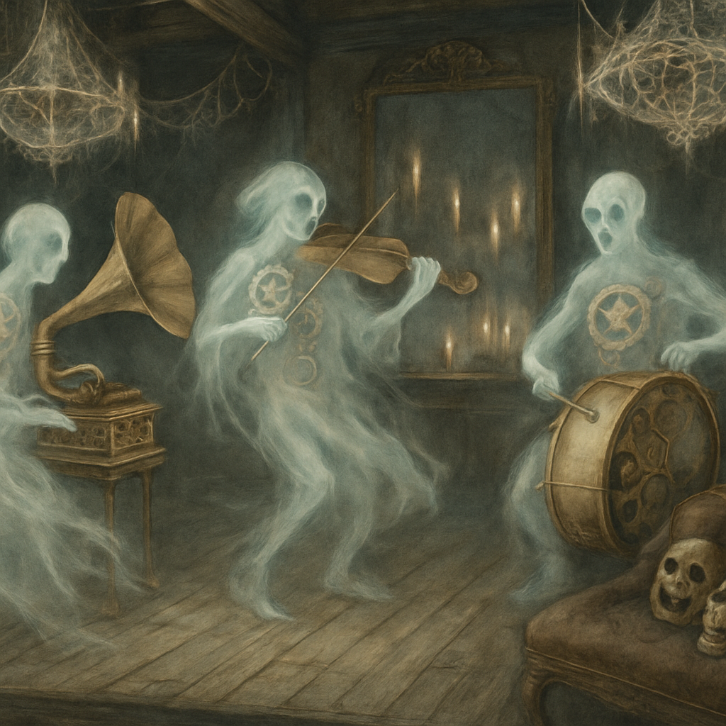 Clockwork Ghost Band In The Attic Ballroom Paint by diamonds kits