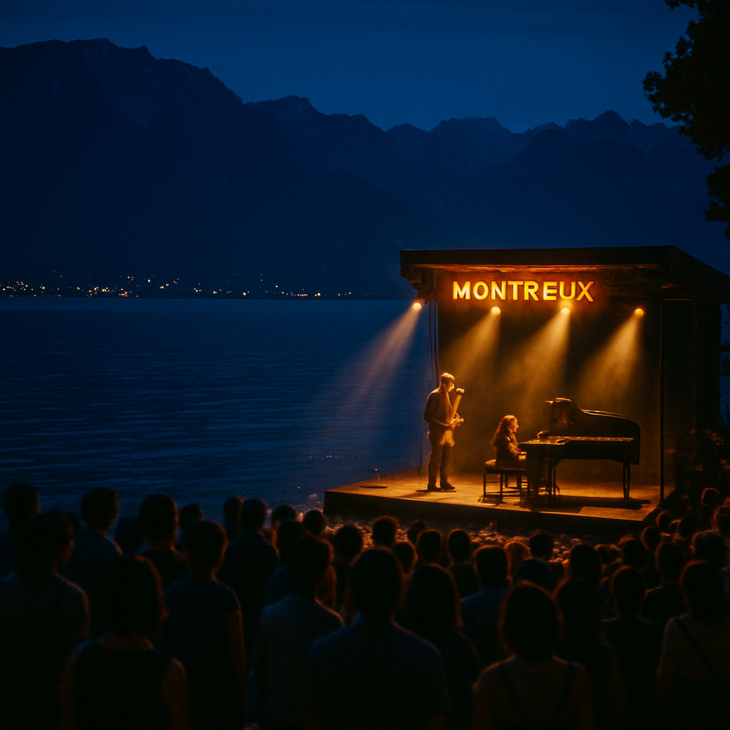 Montreux Jazz Festival Montreux Switzerland DIY paint by diamonds