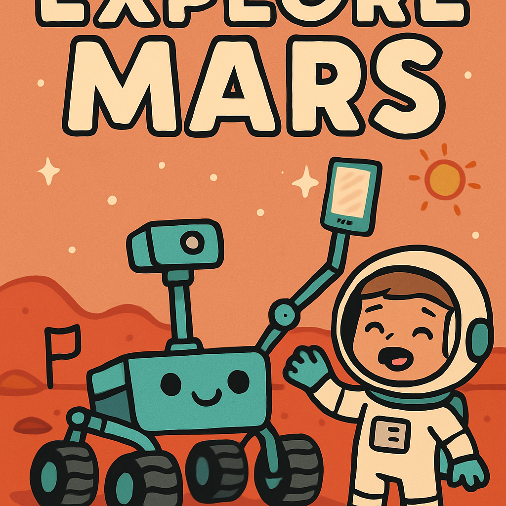 Mars Rover Science Selfie Day paint by diamonds