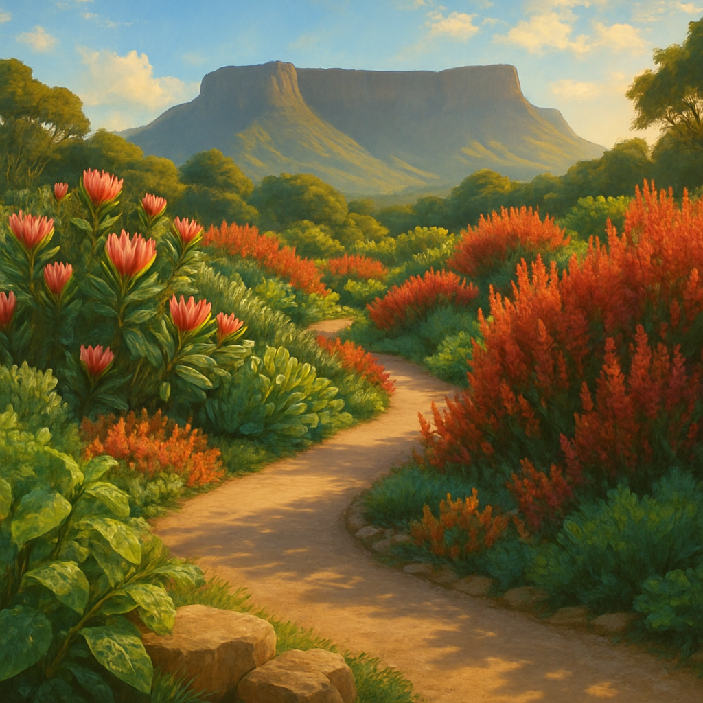 Kirstenbosch National Botanical Garden Cape Town South Africa Paint by diamonds art