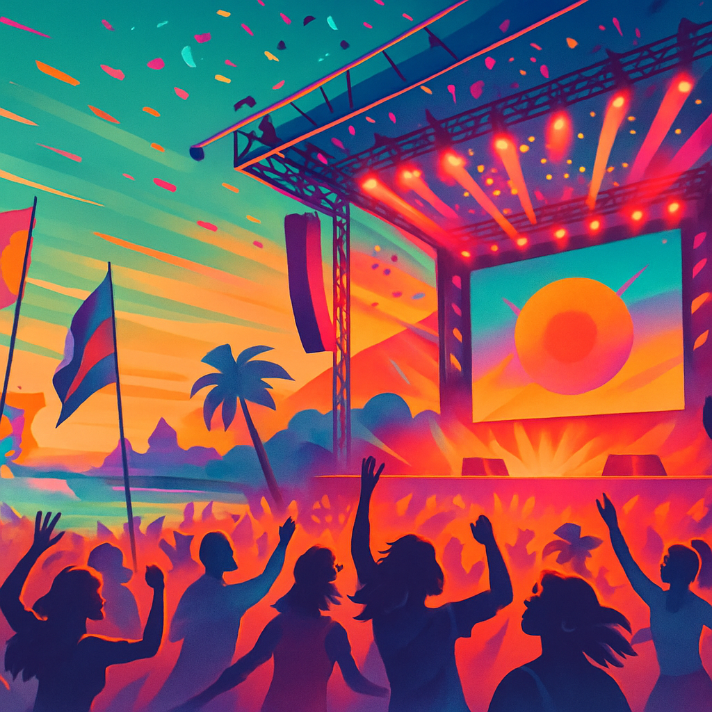 Sziget Festival Budapest Hungary diamond painting