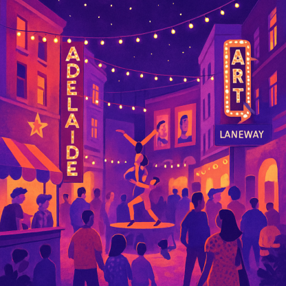 Adelaide Fringe Adelaide Australia paint by color