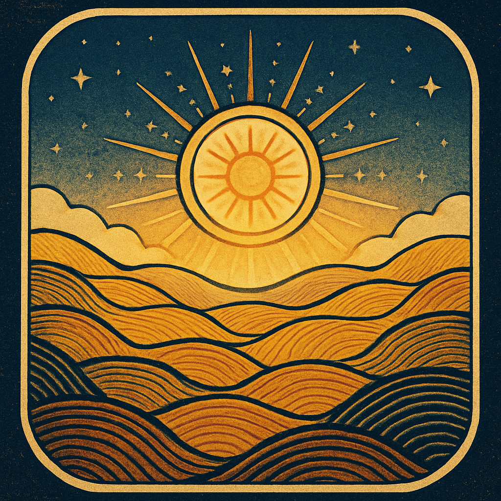 Sunwheel Dawn Above The Patterned Dunes DIY paint by diamonds