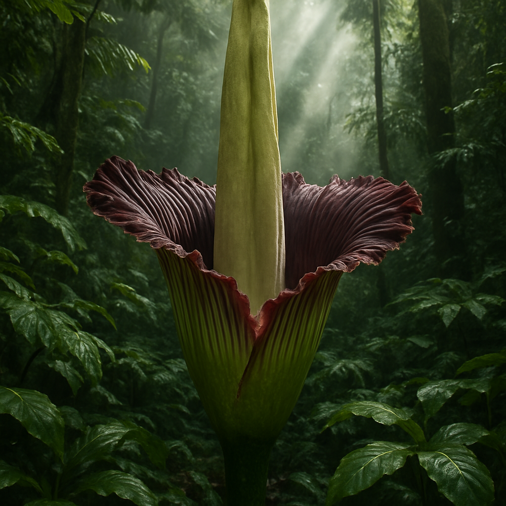 Titan Arum Amorphophallus Titanum Sumatra Indonesia painting diamond kit