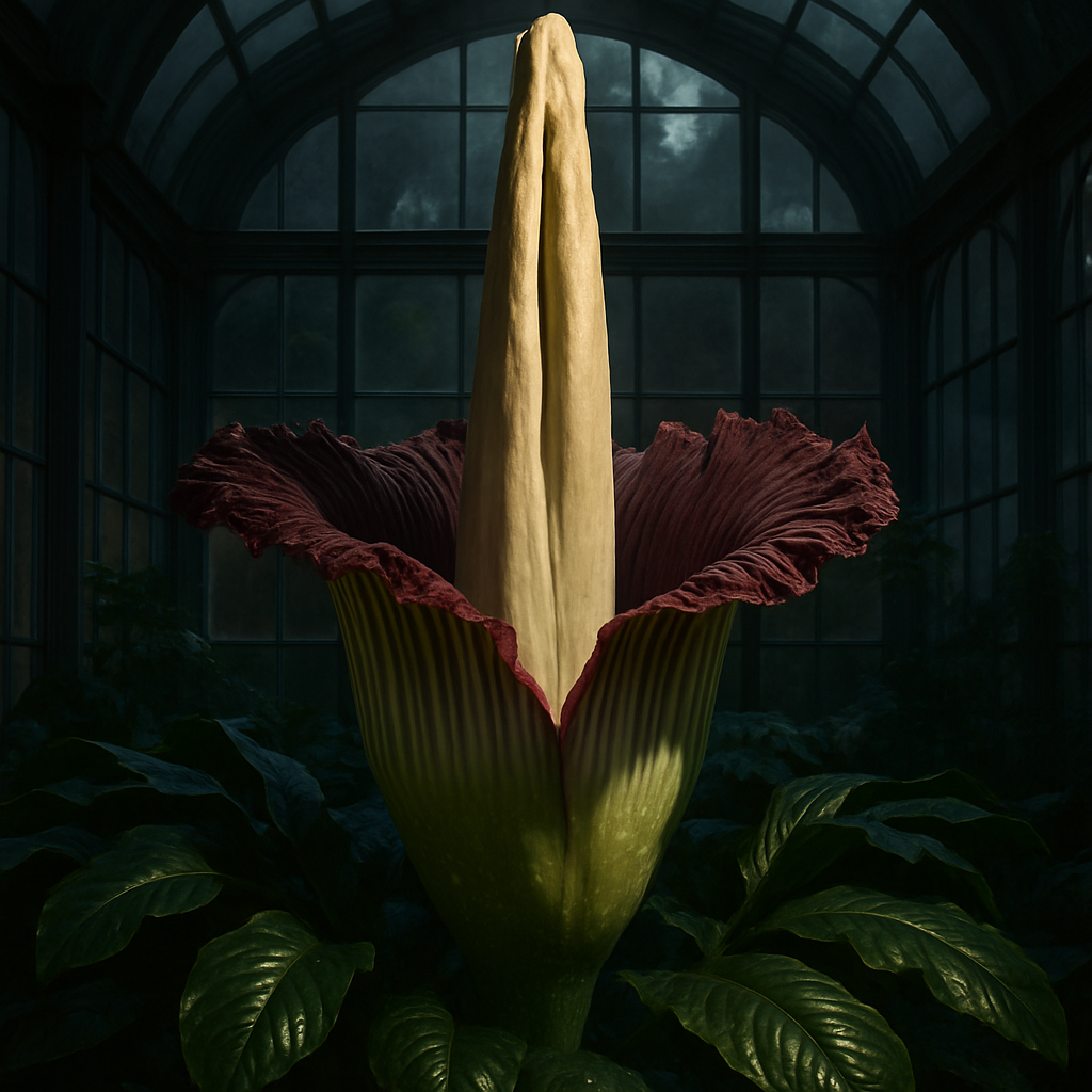 Titan Arum Conservatory Evening diamonded painting kits