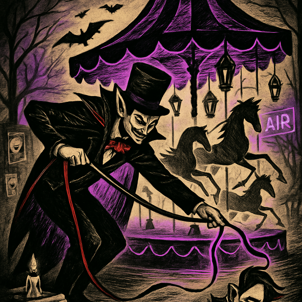 Haunted Carousel Of Paper Shadows diamonded painting kits