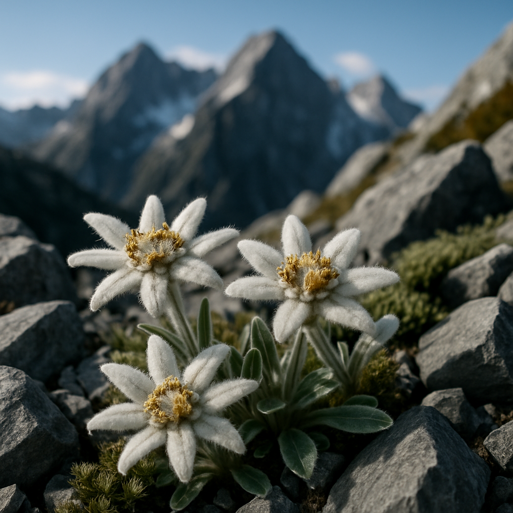 Alpine Edelweiss Ridge Painting by diamonds kit