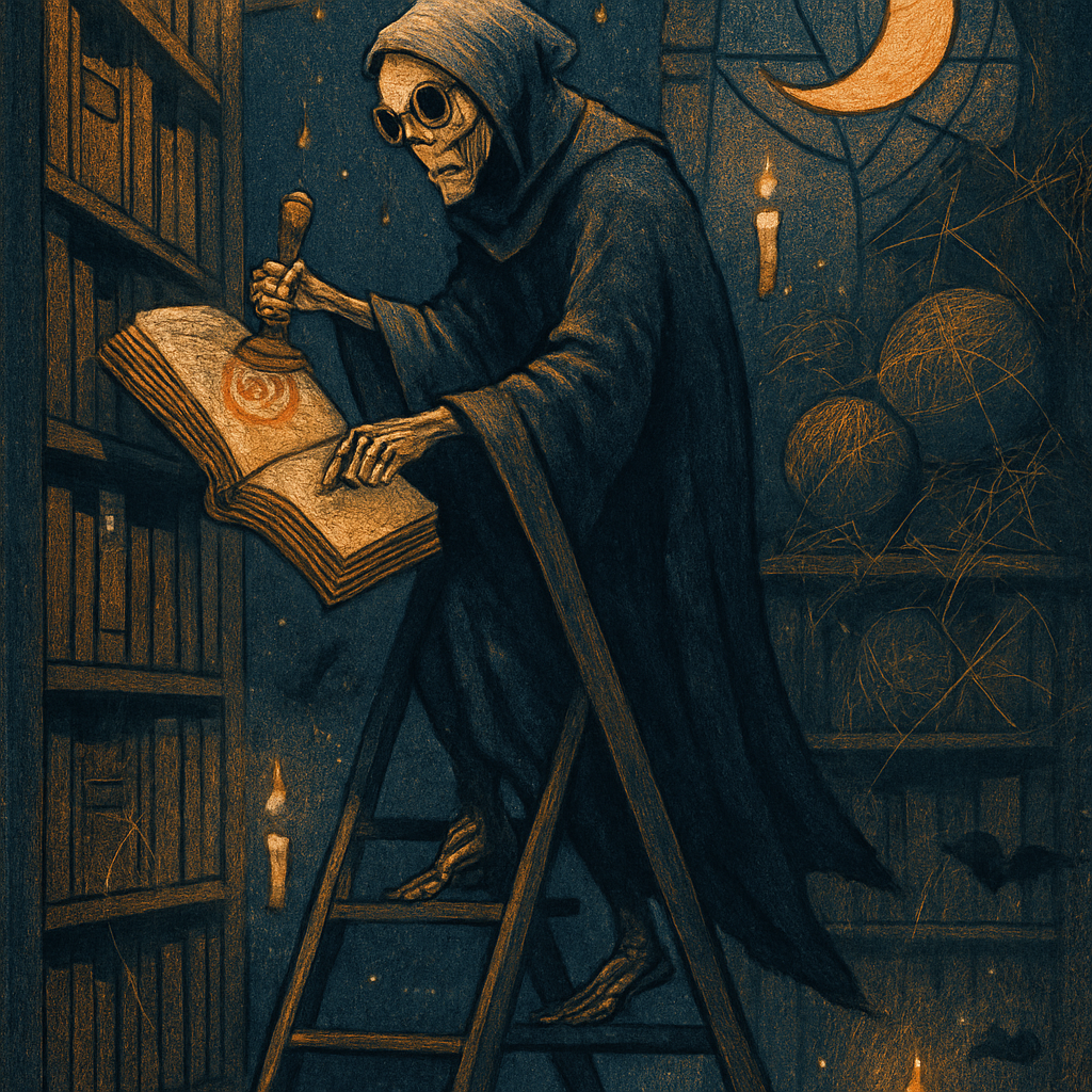 Lantern Librarian Of The Midnight Stacks paint by diamond