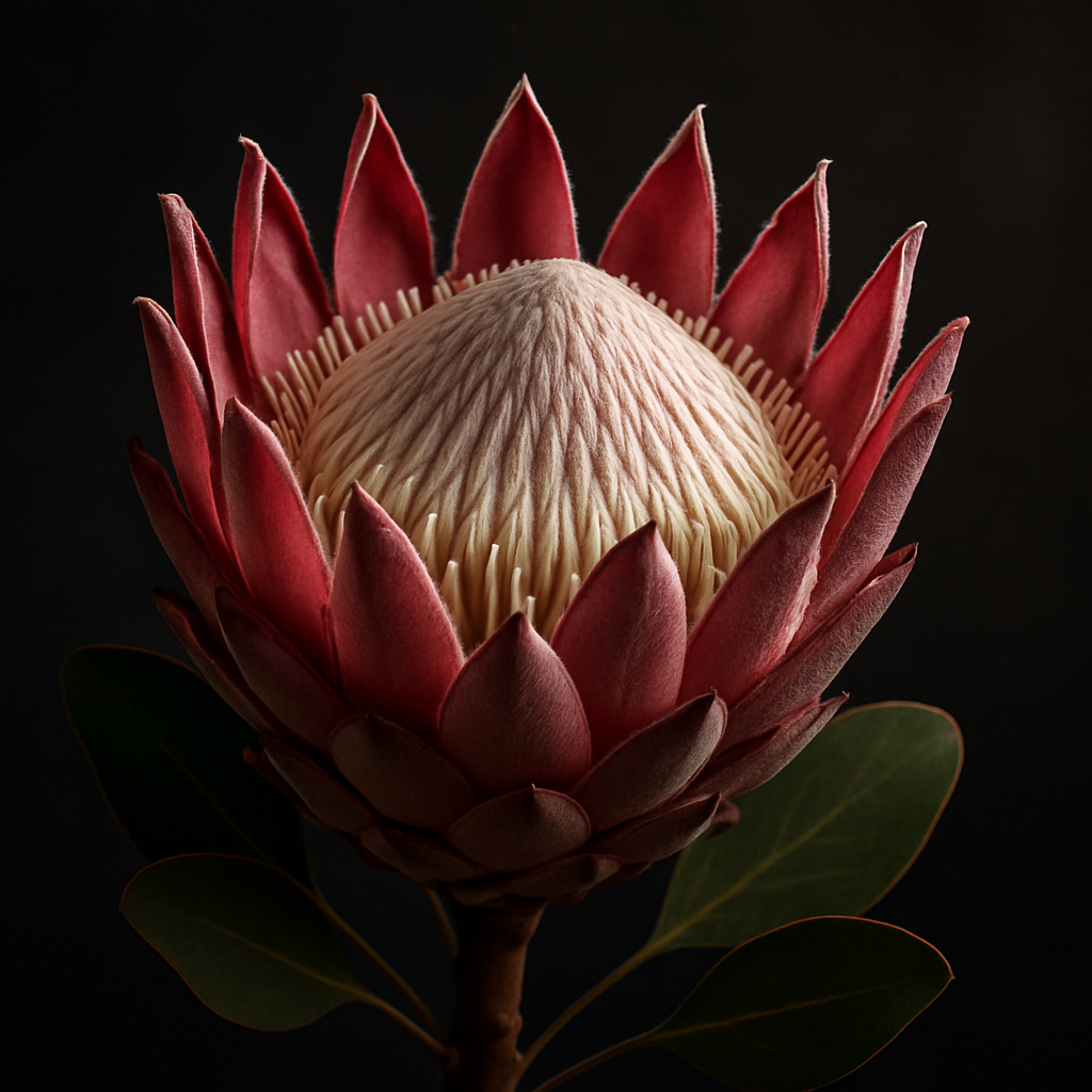 Protea Cynaroides South African King Protea Portrait painting diamond kit