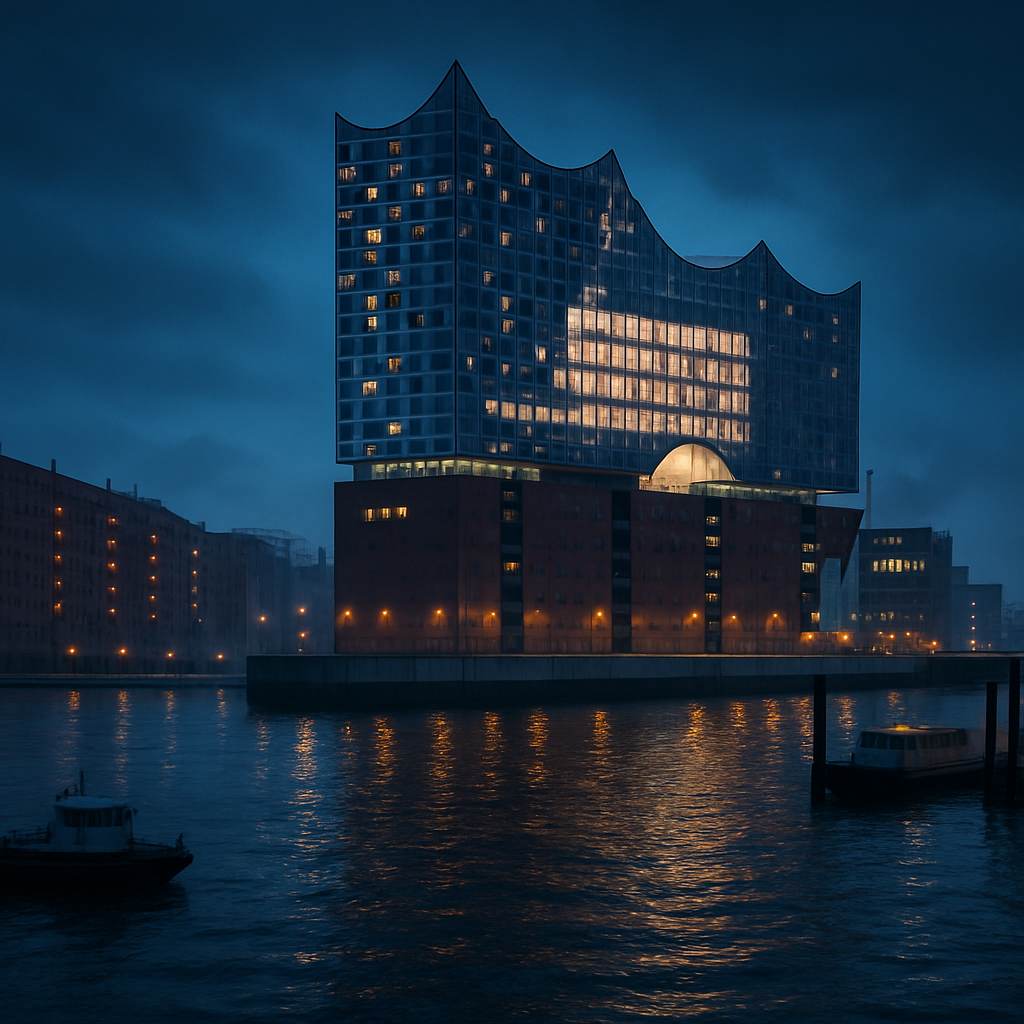 Elbphilharmonie Hamburg Germany Painting by diamonds kit