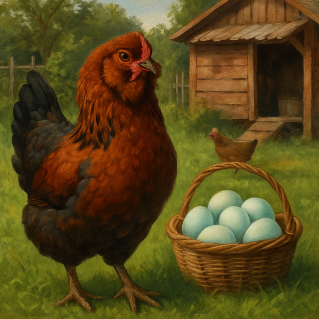 Araucana Chicken painting diamond kit