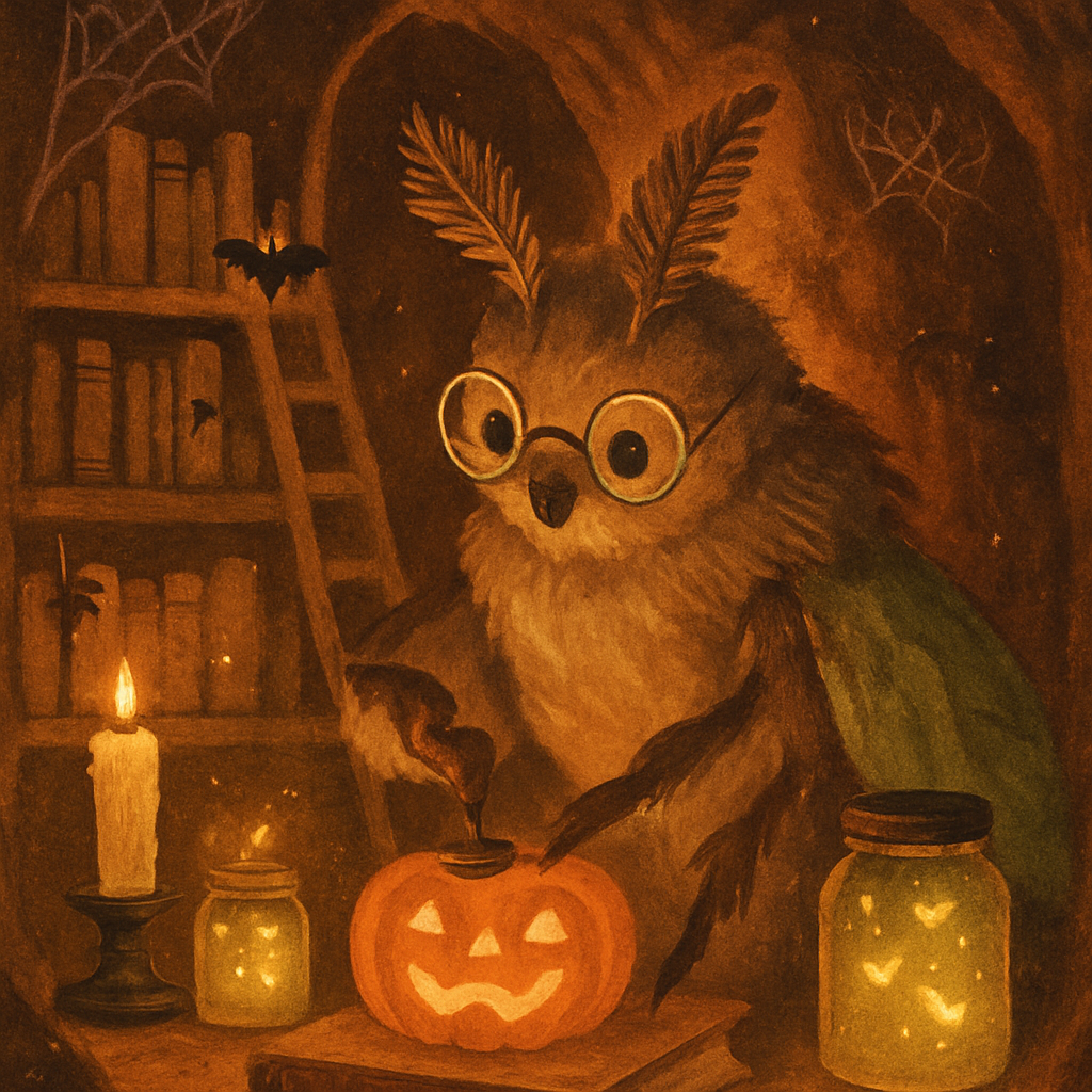Librarian Moth In The Pumpkin Archive Paint by diamonds kits