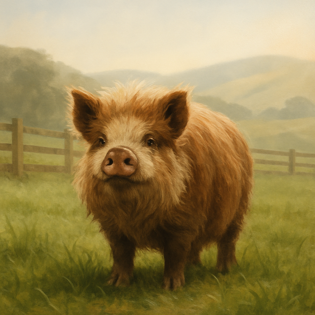 KuneKune Pig New Zealand Paint by diamonds art
