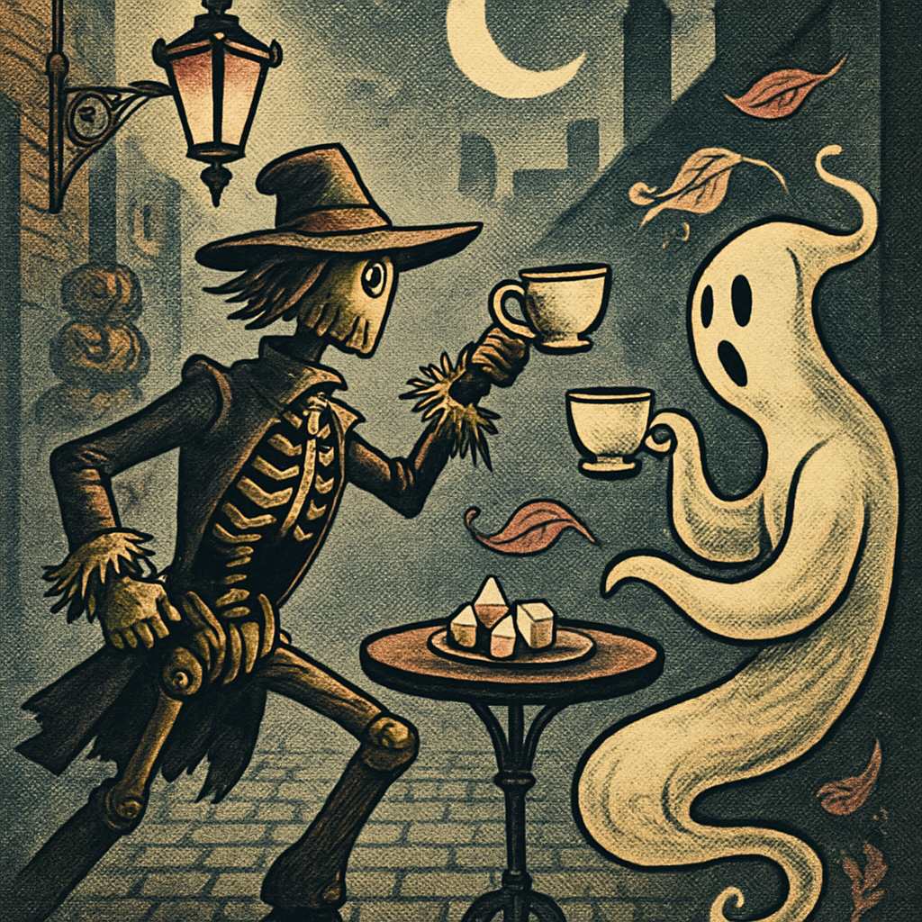 Clockwork Scarecrow Tea Duel paint by color